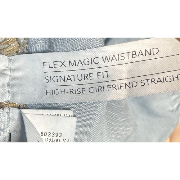 Lane Bryant signature fit high-rise girlfriend straight leg denim jeans - Picture 4 of 4